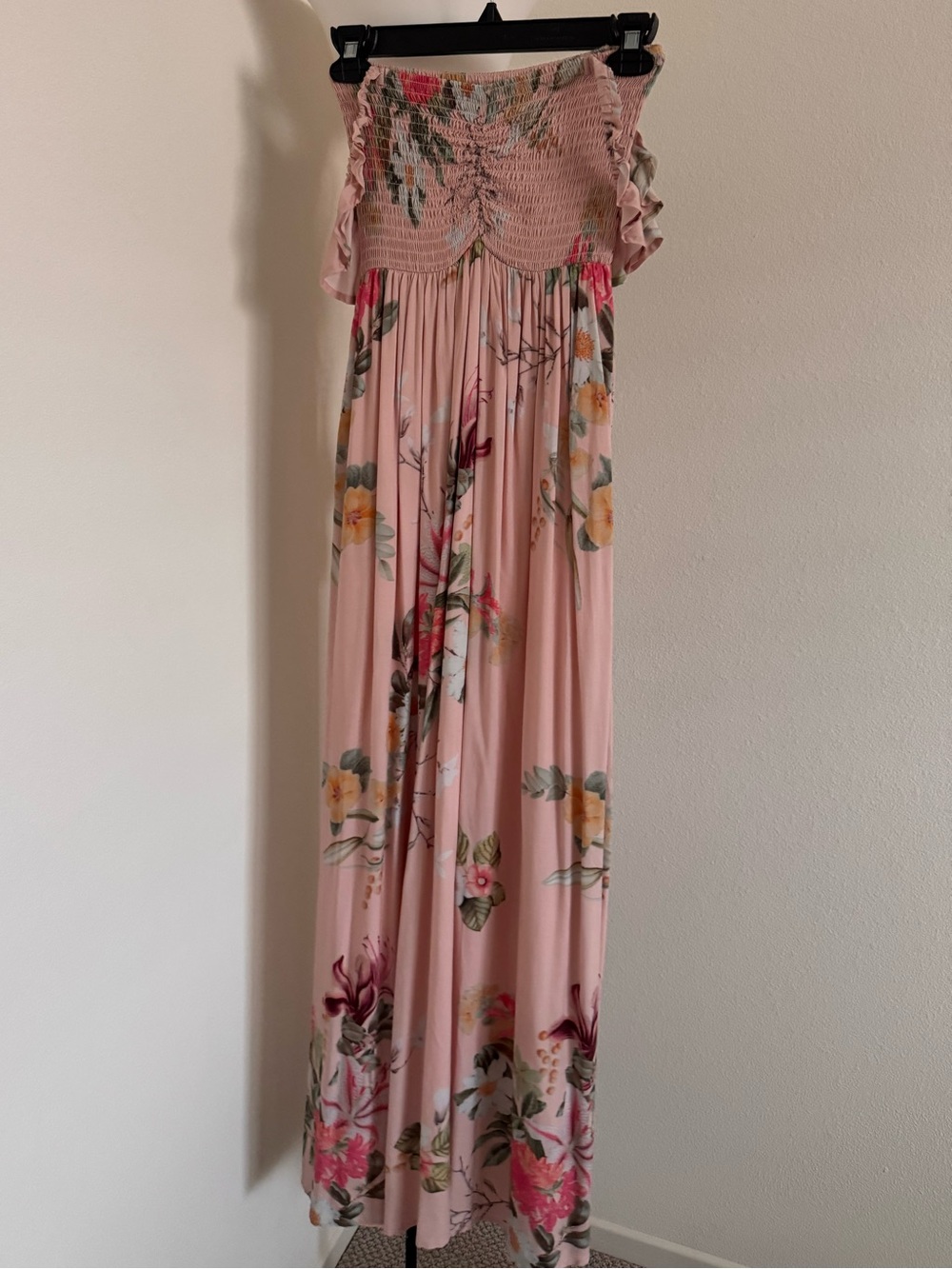 NWT! Plum Pretty Sugar Charlotte off the shoulder dress in “Heartbreaker” XS/S